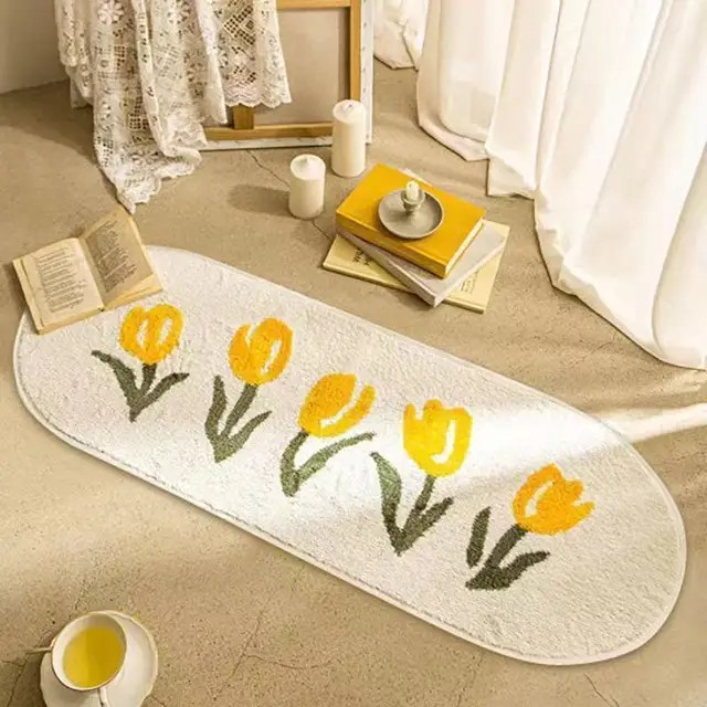 Nightstand Tulips Rug