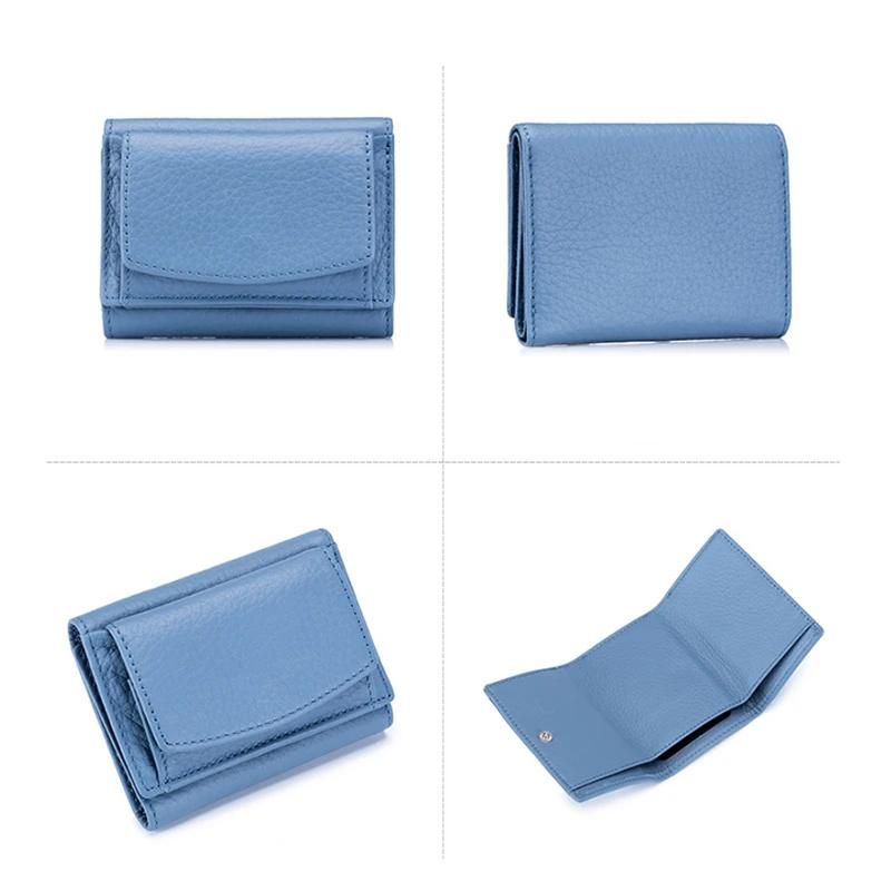 RFID wallet made of soft leather