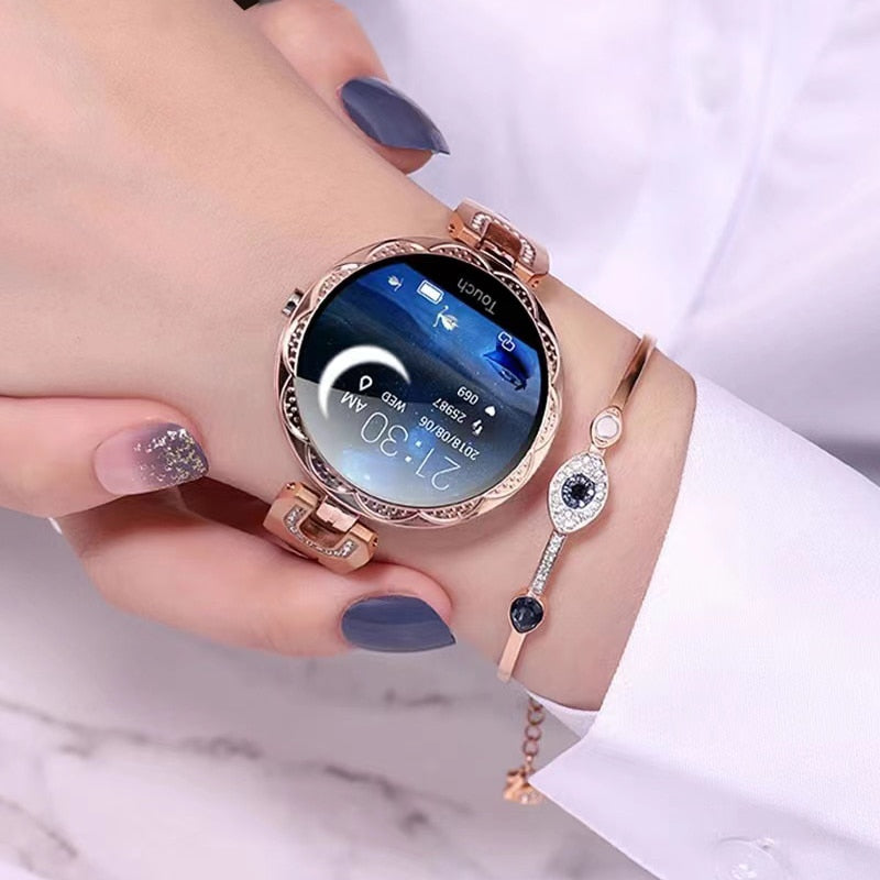 AquaFit Smartwatch for Women – Waterproof, Activity Tracker & Notifications