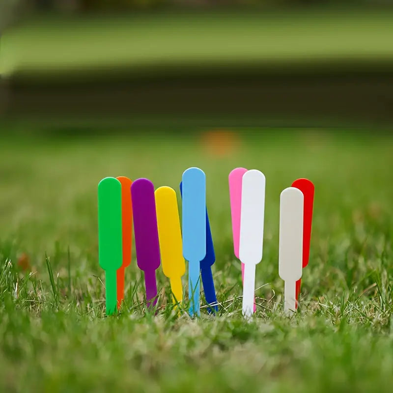 Colorful Plant Markers Made of Plastic – Weatherproof & Rewritable
