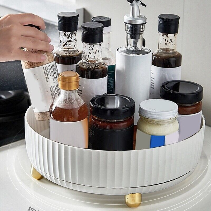 Storage rack | 360° rotatable multifunctional storage rack