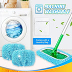 Premium Microfiber Mop Pads — Reusable, Compatible with all Flat Mops