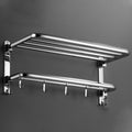 Modern Stainless Steel Towel Bar Bathroom Shelf Bathroom Accessories Set