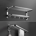 Modern Stainless Steel Towel Bar Bathroom Shelf Bathroom Accessories Set