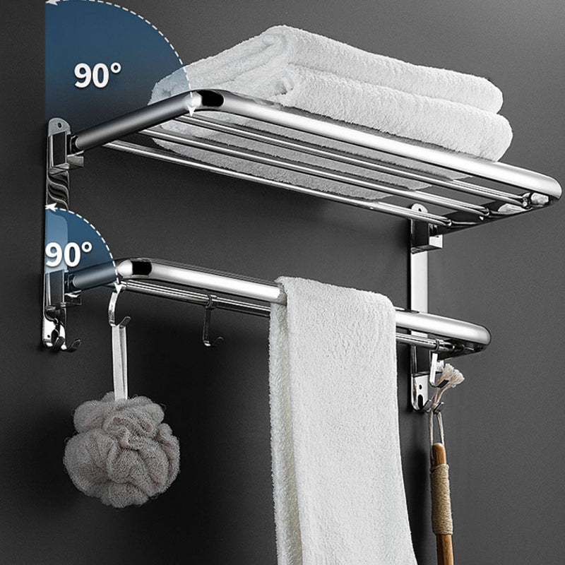 Modern Stainless Steel Towel Bar Bathroom Shelf Bathroom Accessories Set