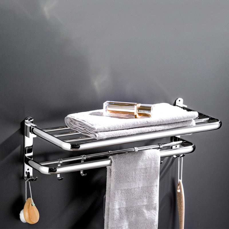 Modern Stainless Steel Towel Bar Bathroom Shelf Bathroom Accessories Set