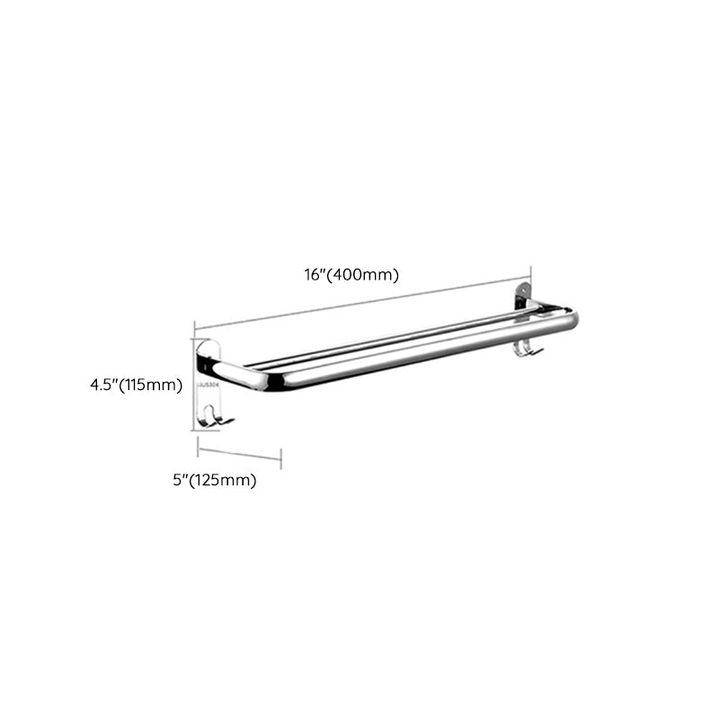 Modern Stainless Steel Towel Bar Bathroom Shelf Bathroom Accessories Set