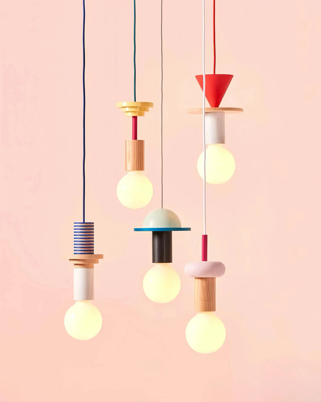 Chandelier in geometric shape
