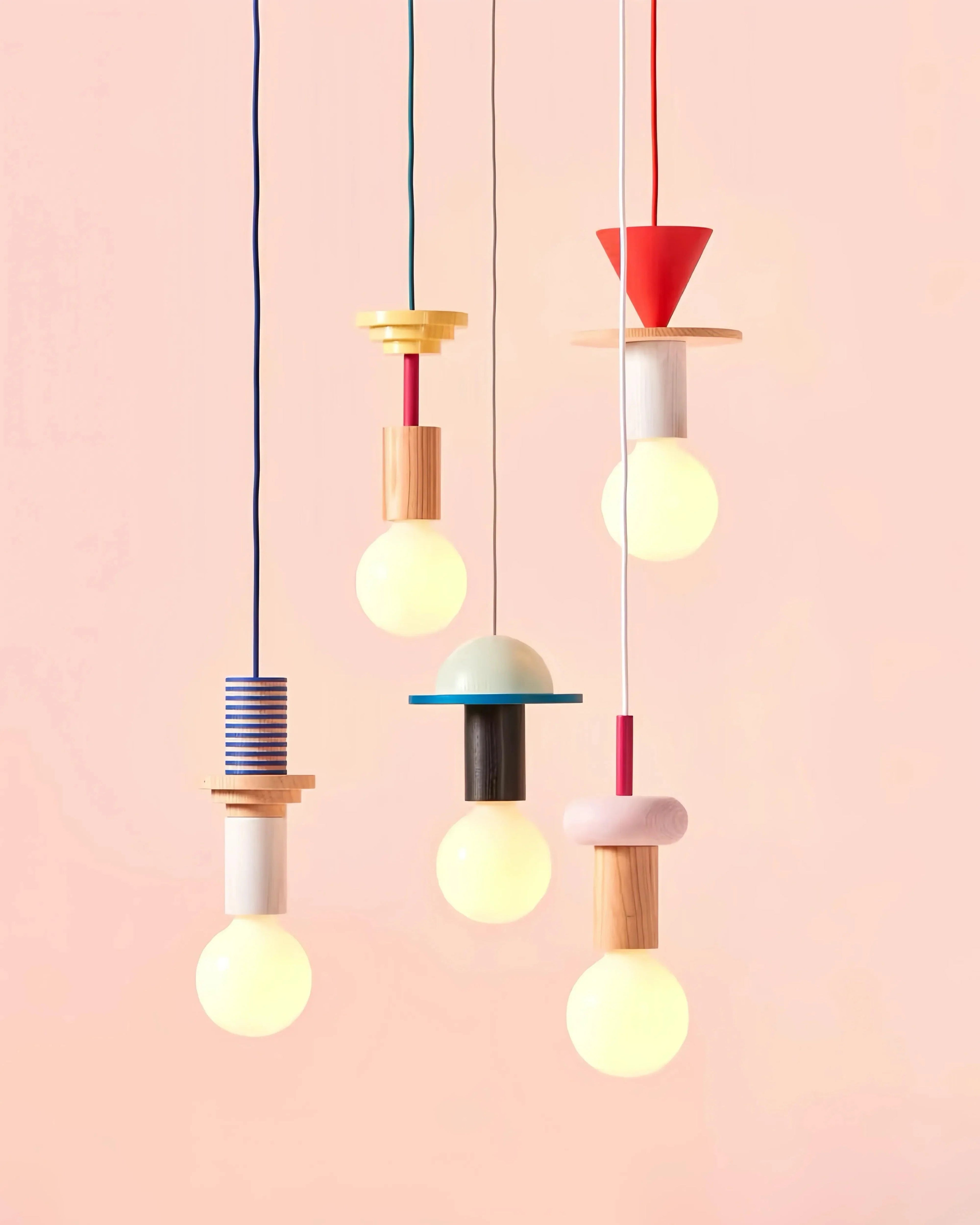 Chandelier in geometric shape