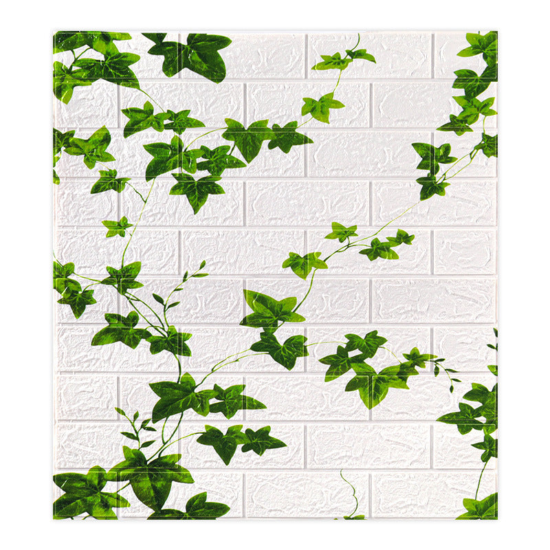 Farmhouse Beadboard PVC Wall Access Panel Peel and Stick Wall Tile Set of 2