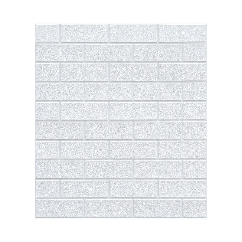 Industrial Wall Panel, 3D Brick Bathroom Wall Panels Set of 2