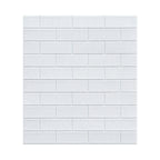 Industrial Wall Panel, 3D Brick Bathroom Wall Panels Set of 2