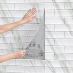 Industrial Wall Panel, 3D Brick Bathroom Wall Panels Set of 2