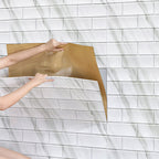 Industrial Wall Panel, 3D Brick Bathroom Wall Panels Set of 2