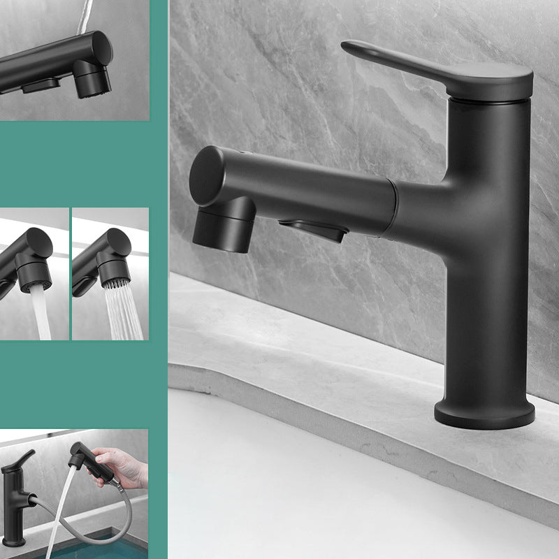 Modern Basin Faucet Solid Brass Centerset Sink Faucet for Bathroom
