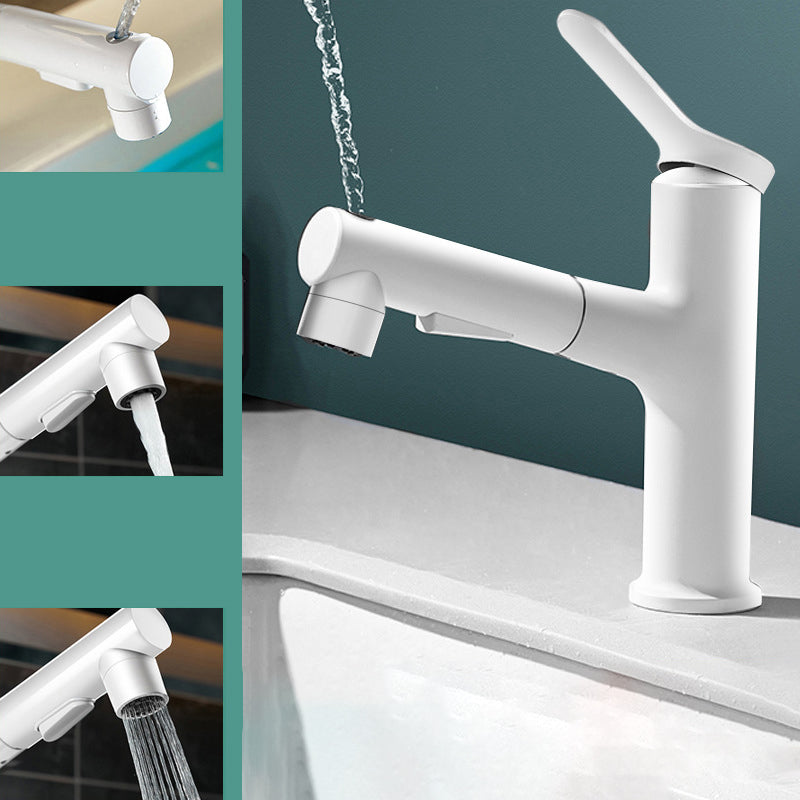Modern Basin Faucet Solid Brass Centerset Sink Faucet for Bathroom