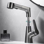 Modern widely used bathroom faucet copper sink faucet