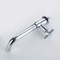 Wall-mounted faucet single lever mixer basin faucet for the bathroom