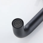 Wall-mounted faucet single lever mixer basin faucet for the bathroom
