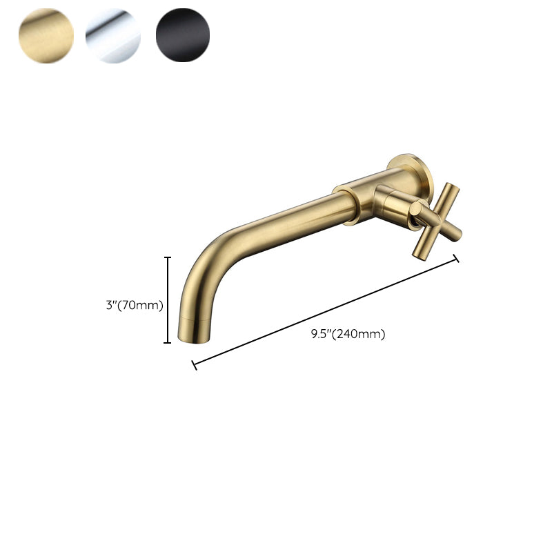 Wall-mounted faucet single lever mixer basin faucet for the bathroom