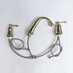 Glam Style Faucet Widely used sink faucet with 2 handles and 3 holes