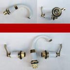 Glam Style Faucet Widely used sink faucet with 2 handles and 3 holes