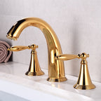 Glam Style Faucet Widely used sink faucet with 2 handles and 3 holes
