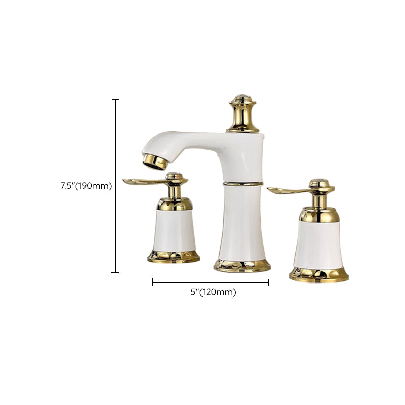 Glam Style Faucet Widely used sink faucet with 2 handles and 3 holes