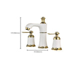 Glam Style Faucet Widely used sink faucet with 2 handles and 3 holes