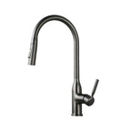 Modern Pull-down Water Filler Single Handle High Arc Kitchen Faucet