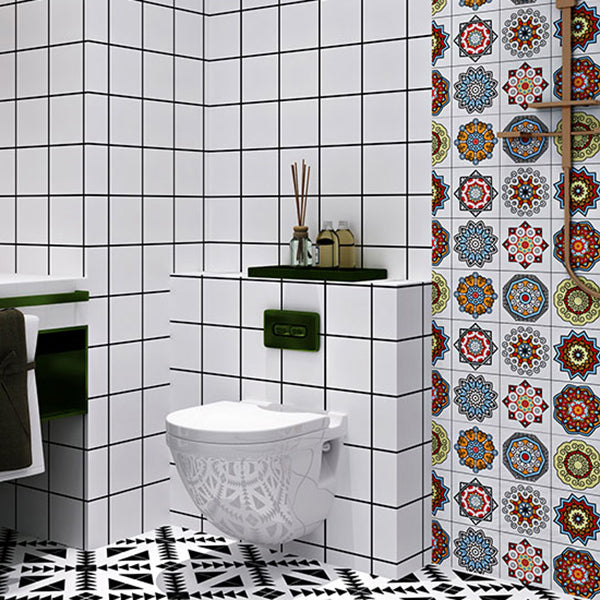 Stylish Mosaic Tile Waterproof Peel-and-Stick Backsplash Tiles