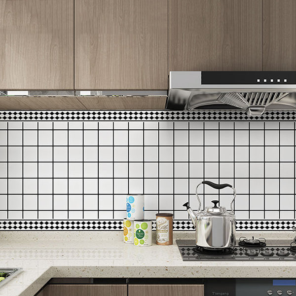 Stylish Mosaic Tile Waterproof Peel-and-Stick Backsplash Tiles