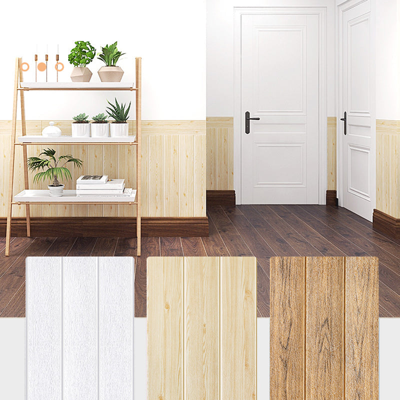 Waterproof Wall Paneling Peel and Stick Wood Look Design Wall Paneling