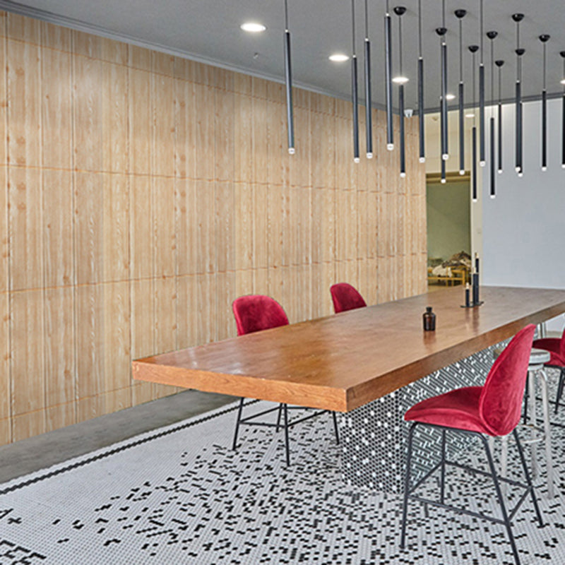 Waterproof Wall Paneling Peel and Stick Wood Look Design Wall Paneling
