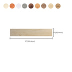 Square Peel & Stick Vinyl Flooring Wood Look PVC Flooring for the Living Room