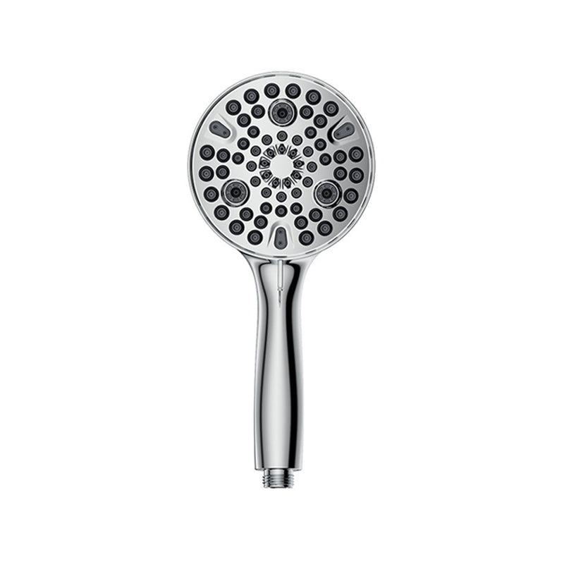 Round Handheld Showerhead Plastic Water Efficient Showerhead