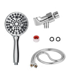 Round Handheld Showerhead Plastic Water Efficient Showerhead