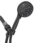 Round Handheld Showerhead Plastic Water Efficient Showerhead