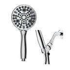 Round Handheld Showerhead Plastic Water Efficient Showerhead