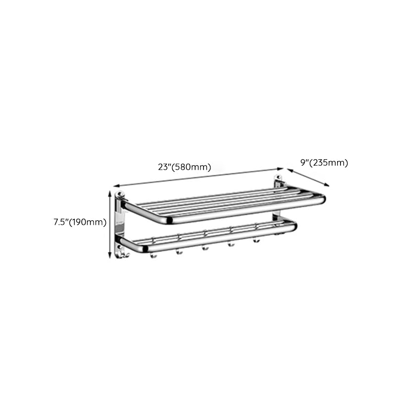 Modern Stainless Steel Bathroom Shelf Bathroom Accessories Hardware Set