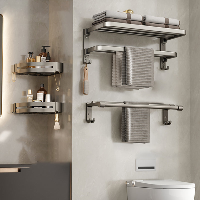 Modern Stainless Steel Bathroom Shelf Bathroom Accessories Set Towel Holder Bathroom Set
