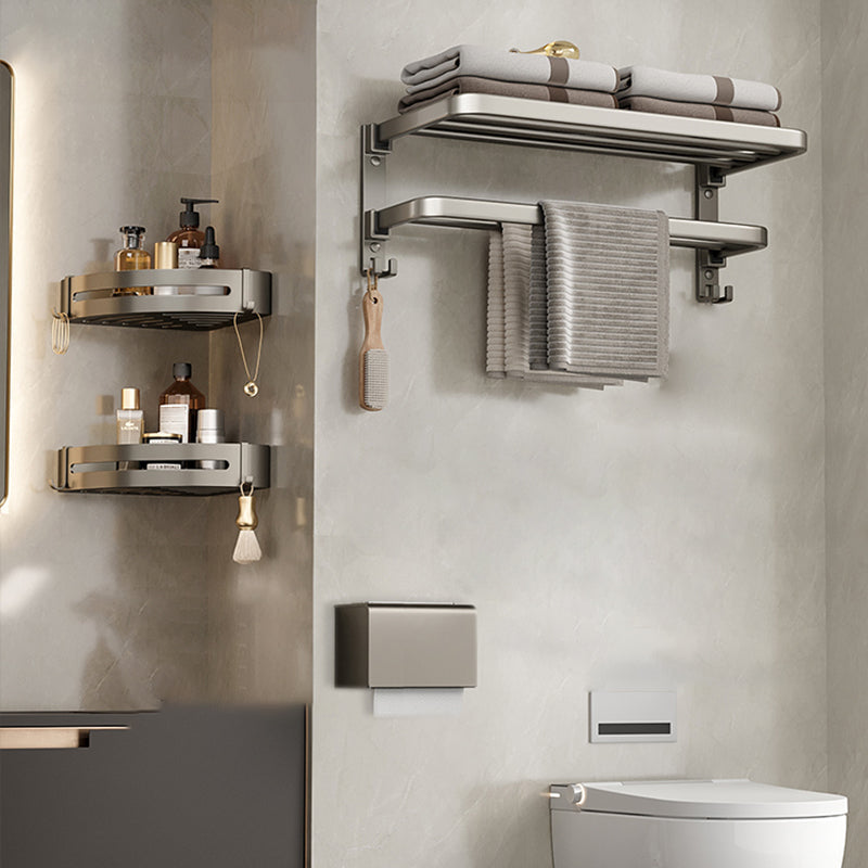 Modern Stainless Steel Bathroom Shelf Bathroom Accessories Set Towel Holder Bathroom Set