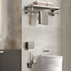 Modern Stainless Steel Bathroom Shelf Bathroom Accessories Set Towel Holder Bathroom Set