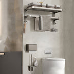 Modern Stainless Steel Bathroom Shelf Bathroom Accessories Set Towel Holder Bathroom Set
