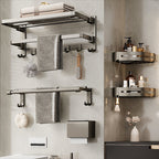 Modern Towel Bar Bathroom Set Bathroom Shelf Bathroom Accessory Kit