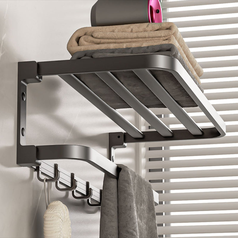 Modern Bathroom Accessories Set Gray Towel Bar Bathroom Shelf Bathroom Hardware