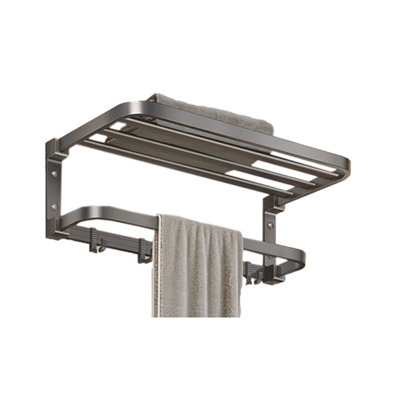 Modern Bathroom Accessories Set Gray Towel Bar Bathroom Shelf Bathroom Hardware