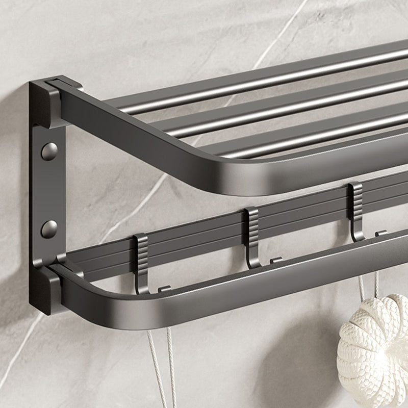 Modern Bathroom Accessories Set Gray Towel Bar Bathroom Shelf Bathroom Hardware