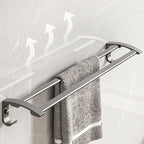 Modern Bathroom Accessories Set Gray Towel Bar Bathroom Shelf Bathroom Hardware