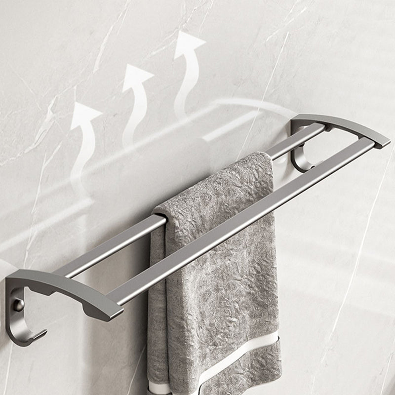 Modern Bathroom Accessories Set Gray Towel Bar Bathroom Shelf Bathroom Hardware
